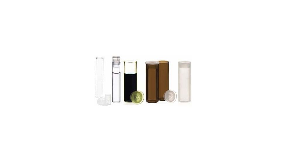 National Scientific Shell Vials, National Scientific CERT4015-99 Unassembled Vial Kits, Certified Amber Vials