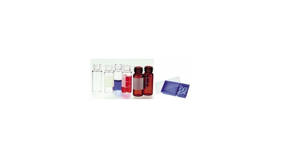 National Scientific Target 10-425 Screw-Thread Vials, National Scientific C4010-67AW Preassembled Vial Kits Amber Target I-D Vials