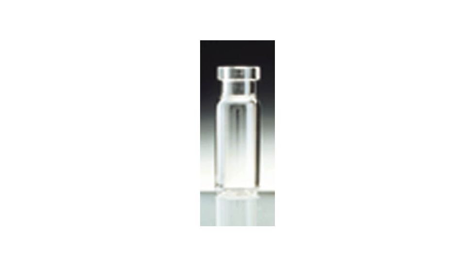 National Scientific Wide Opening Crimp-Top Vials VW60853T-1232 Unassembled Vial Kits Clear Vials