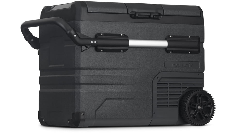 NewAir 48 Qt. Portable 12v/24v Electric Fridge/Freezer, Black, NPR048GA00