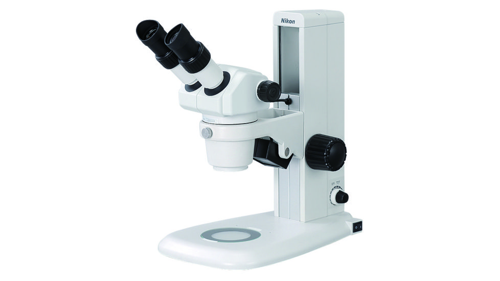 Nikon SMZ-445 10X Microscope 83601 Set with Eyepieces and Epi/Dia Stand