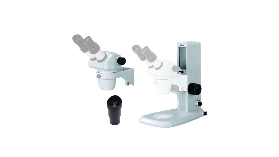 SMZ-445 Zoom Stereomicroscope w/ 10x Eyepiece and C-PS Plain Focusing Stand