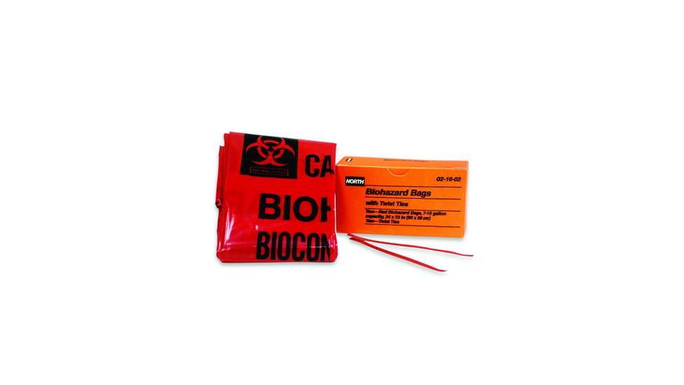 North Safety Products/Haus Biohazard Bags 21602, Each