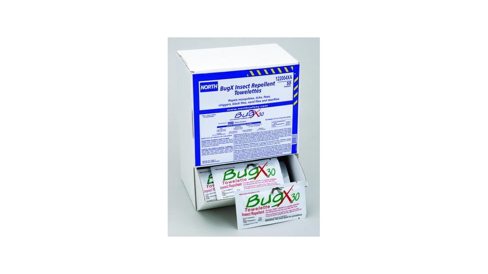 North Safety Products/Haus Bugx Towelette Disp PK50 122004XA, Package