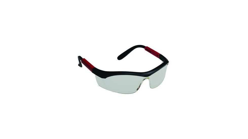 North Safety Products/Haus Glasses Tornado Blk Clr Lens T57505B, Unit EA