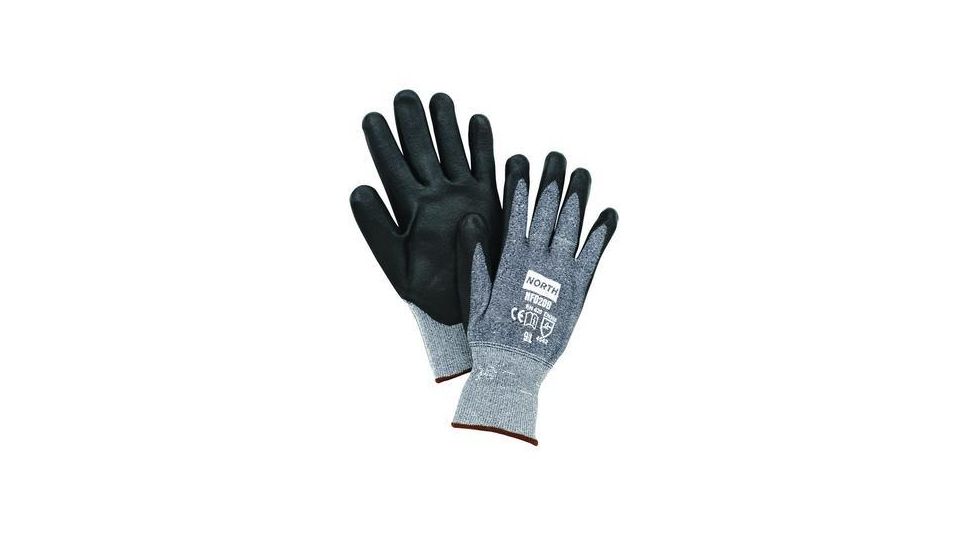 North Safety Products/Haus Gloves BLU/BLK Dyneema Sz 7S NFD20B/7S, Pair