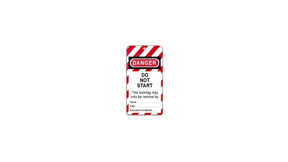 North Safety Products/Haus Loto TAG-''DO Not START'' ELA250/1