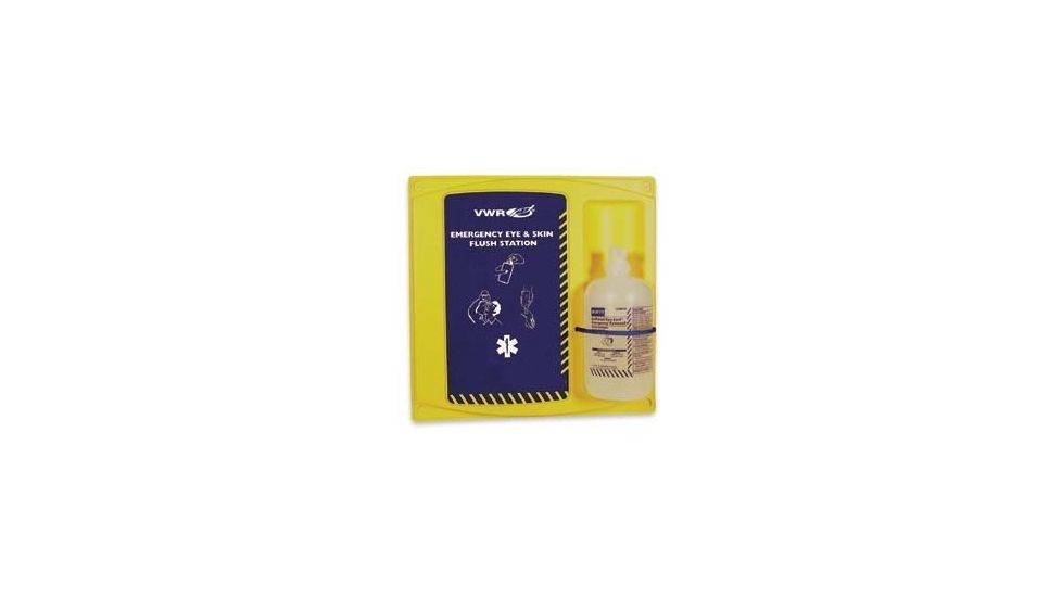 North Safety Products/Haus Eye-Lert Buffered Eyewash Stations 127035 0.5 L (16 oz.) Double Station