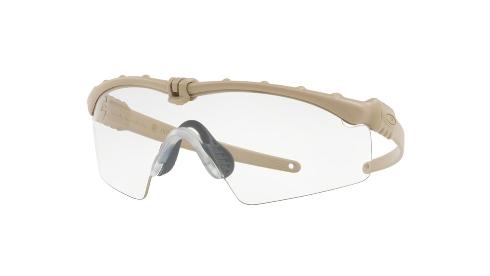 Oakley SI Standard Issue Ballistic M Frame 3.0 Strike Glasses - Men's, Dark Bone Frame, Clear Lens, 2XL, OO9146-914607-32