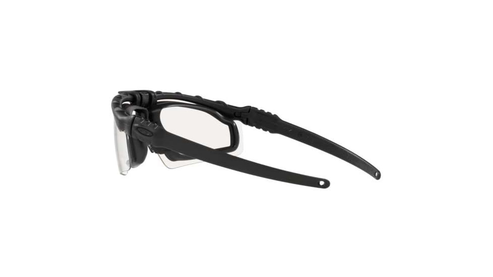 Oakley SI Industrial M Frame 3.0 PPE Sunglasses - Men's, Matte Black Frame, Clear Lens, 2XL, OO9146-914651-32