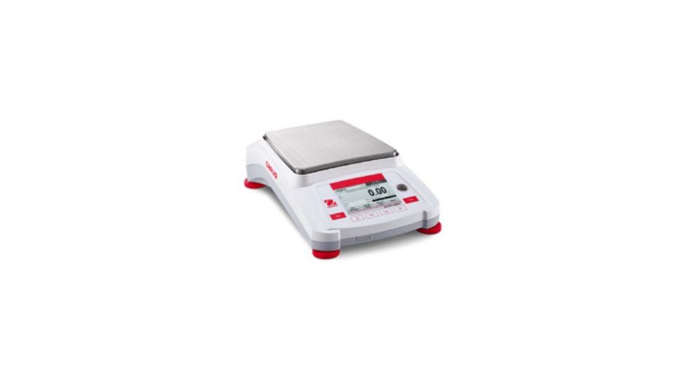 Ohaus AX622N/E Adventurer Analytical and Precision Balance w/External Calibration,White,620g 30100635