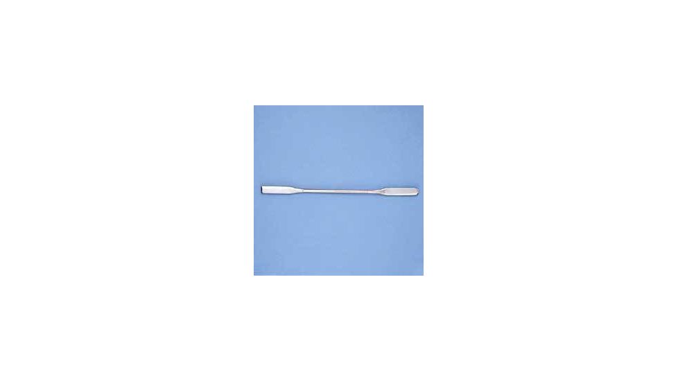 Ontario Knife Spatula, Stainless Steel, Double Blade, Rounded and Squared Ends 15 Spatula Antistat Ss 17.5CM PK3