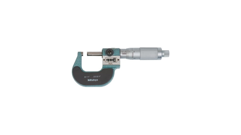 Mitutoyo America 0-1in Digit Outside Micrometer 504-193-211, Unit EA