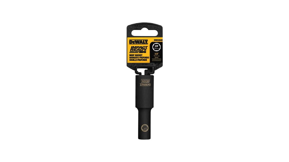 DeWALT 1/2in 3/8in Drive 6pt Deepsock 115-DW2286, Unit EA