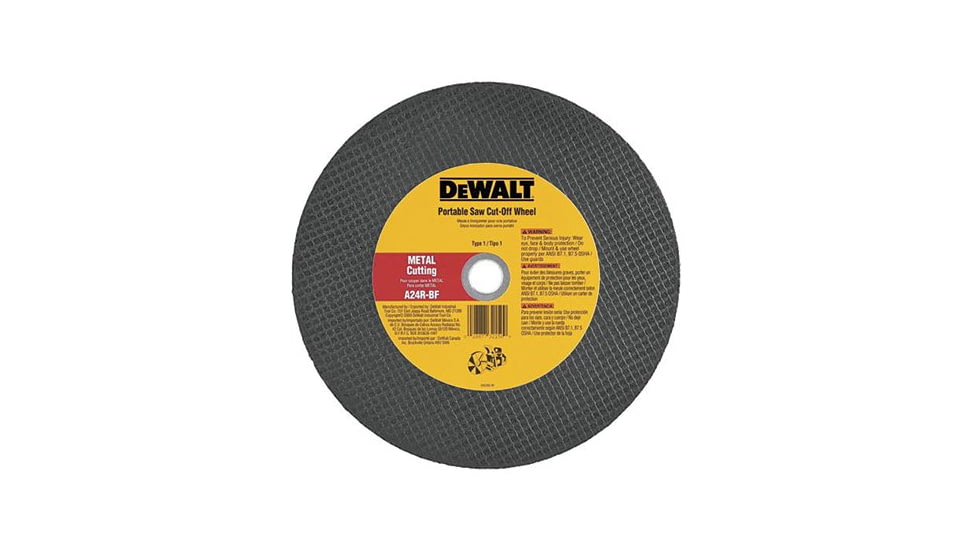 DeWALT 12inx1/8inx20mm Metal Portable 115-DW8023, Unit PK