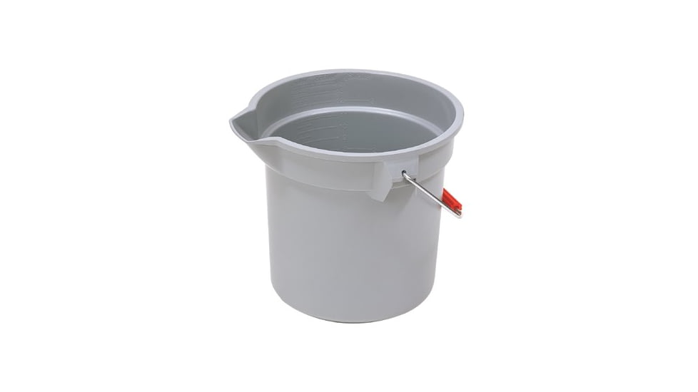 Rubbermaid 10qt Round Brute Bucketgray 640-2963-GRAY, Unit EA
