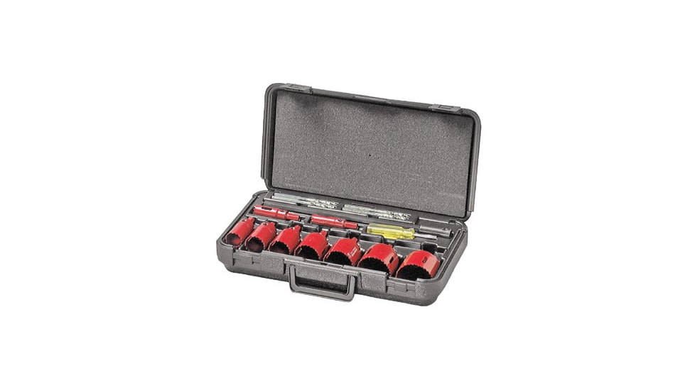 M.K. Morse 15pc. Maintenance Hole Saw Kit 497-TA01, Unit PK