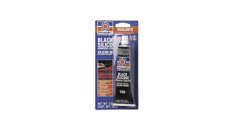 ORS Nasco 16 Black Silicone Adhes 230-81173, Unit EA