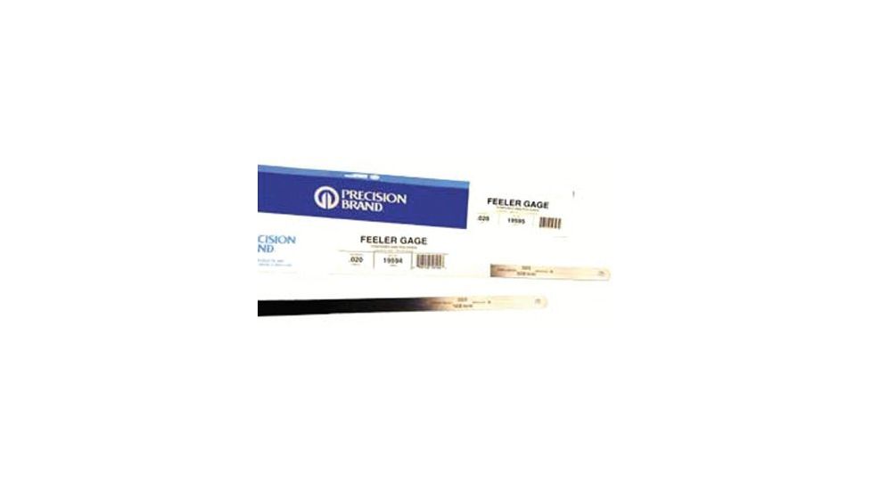 Precision Brand 19k20 1/2inx12in .020 Feeler G 605-19595, Unit PK