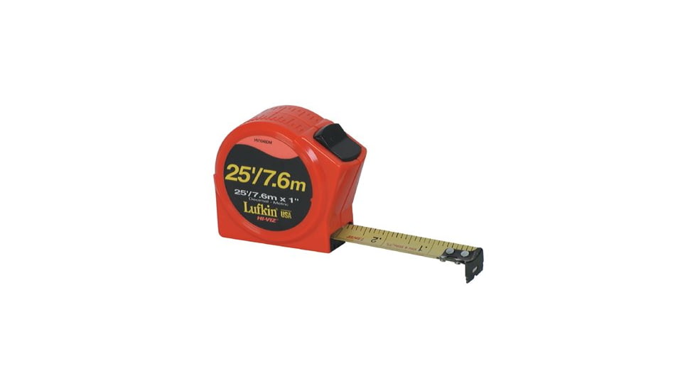 Lufkin 10555 1x26ft/8m Hi-viz Orange 182-HV1048CME, Unit EA