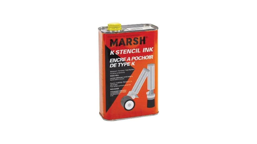C.H. Hanson 1qt Black Metal Stencilink 337-12164, Unit EA