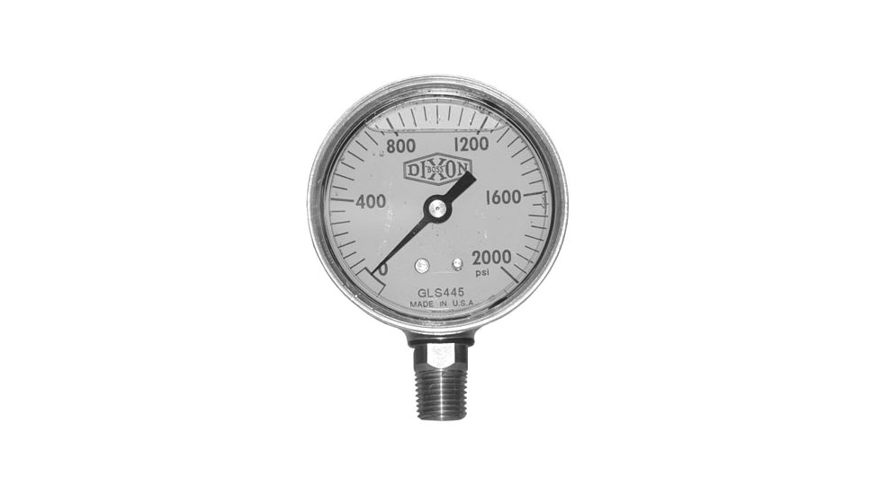 Dixon Valve 2 1/2 Brass Lm 0-100psi 238-GLBR100, Unit EA