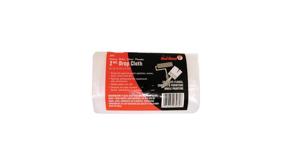 ORS Nasco 2-mil. 9ftx12ft Plastic Drop C 630-3962, Unit EA