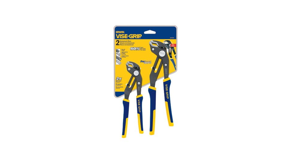 Irwin Vise-Grip 2 Piece Groovelock Plierset 8 586-2078709, Unit PK