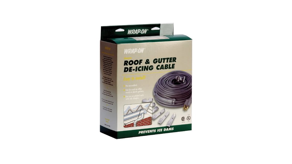 Wrap-On Pkg/6 80ft Roof Gutter Cabl 347-14080, Unit EA