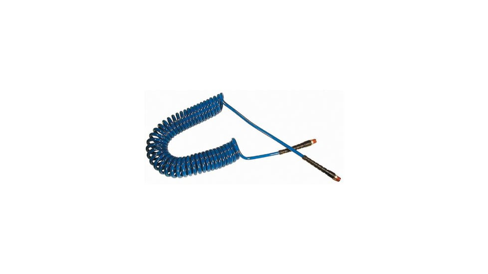 Coilhose Pneumatics .25inidx25ft Blue Flexcoil W/2 166-PU14-25B-B, Unit EA