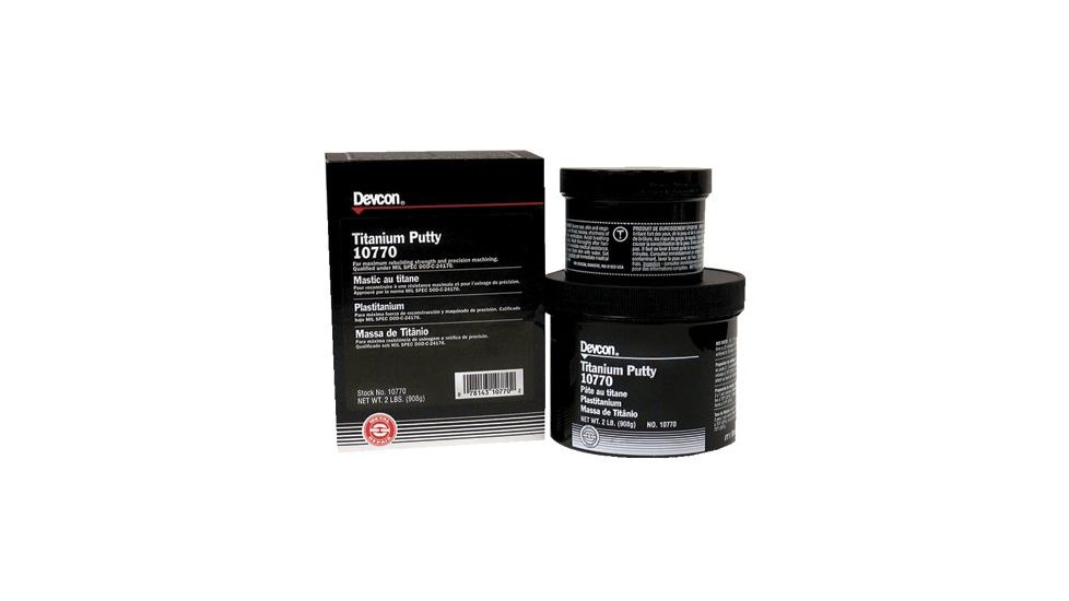 Devcon 2lb Titanium Putty Compound 230-10770, Unit EA