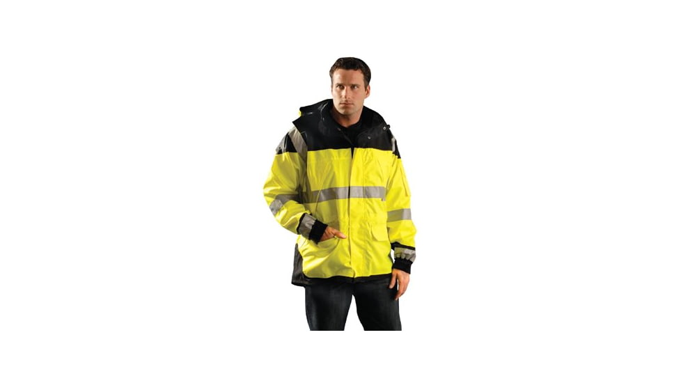 OccuNomix 4x Occulux Windbreaker:yellow 561-LUX-WB-Y4X, Unit EA