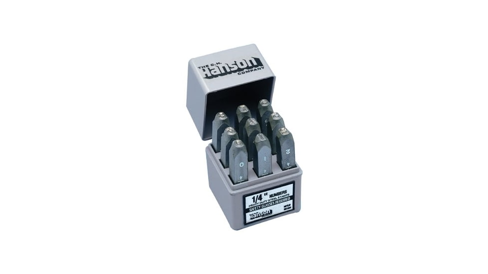 C.H. Hanson 3/32inreversed Number Set0-9 337-25541, Unit PK