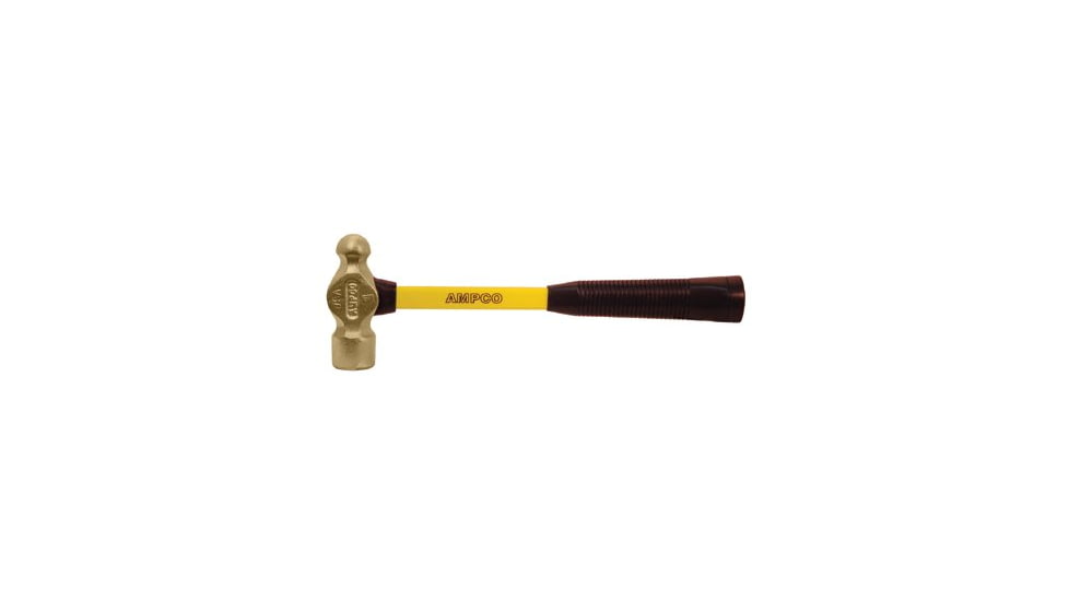 Ampco Safety Tools 1/4 Lb Ball Peen Hammerw/fbg. 065-H-00FG, Unit EA
