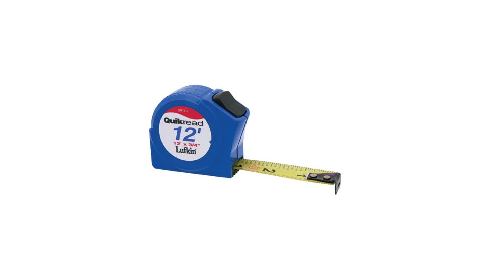 Lufkin 3/4x 12ft Quickread Tapemeasur 182-QR1312, Unit EA