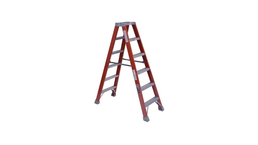 Louisville Ladder 10ft Fiberglass Twin Stepladde 443-FM1510, Unit EA