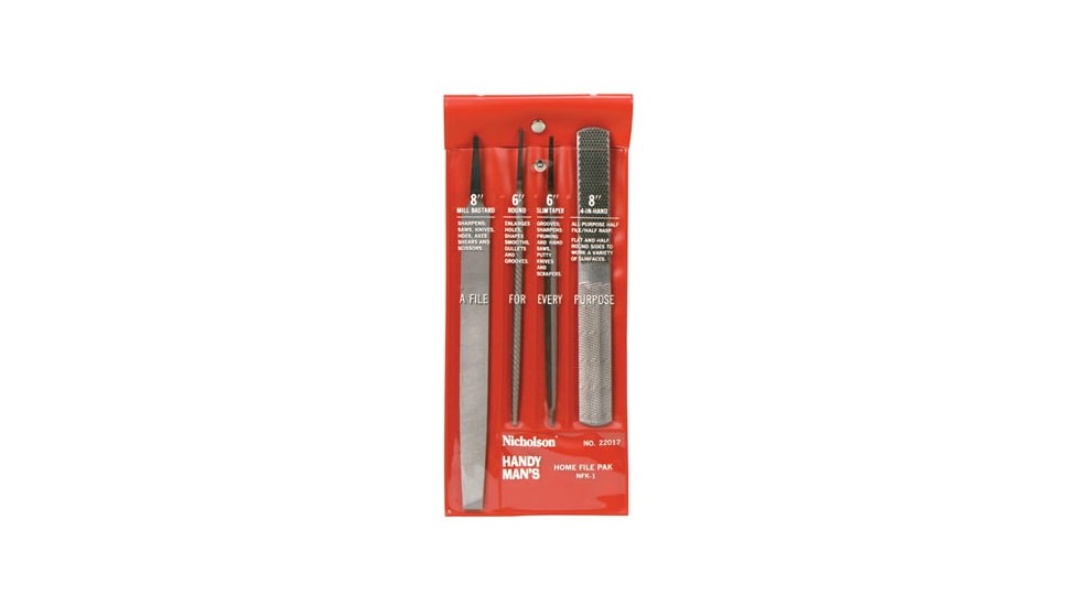 Nicholson 4 Piece Handy Man Pack File Se 183-22017N, Unit PK