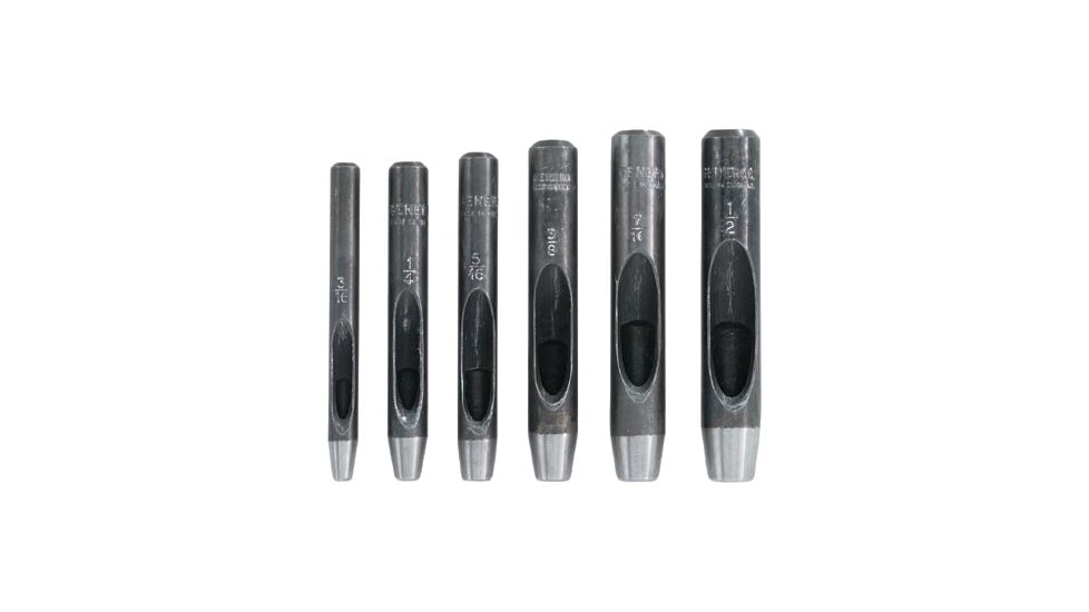 General Tools 43896 Hollow Punch Set 318-1280ST, Unit PK