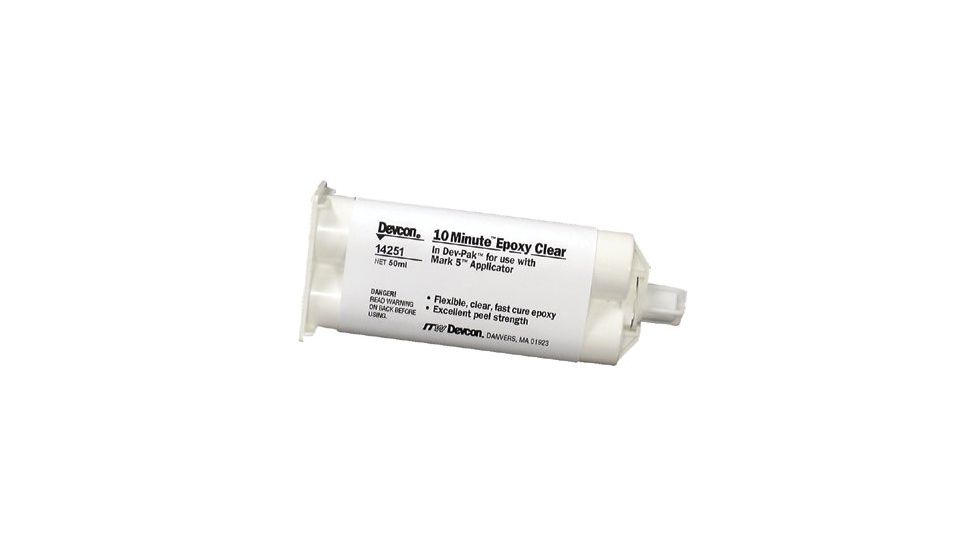 Devcon 50ml 10 Minute Epoxy Clear 230-14251, Unit CS