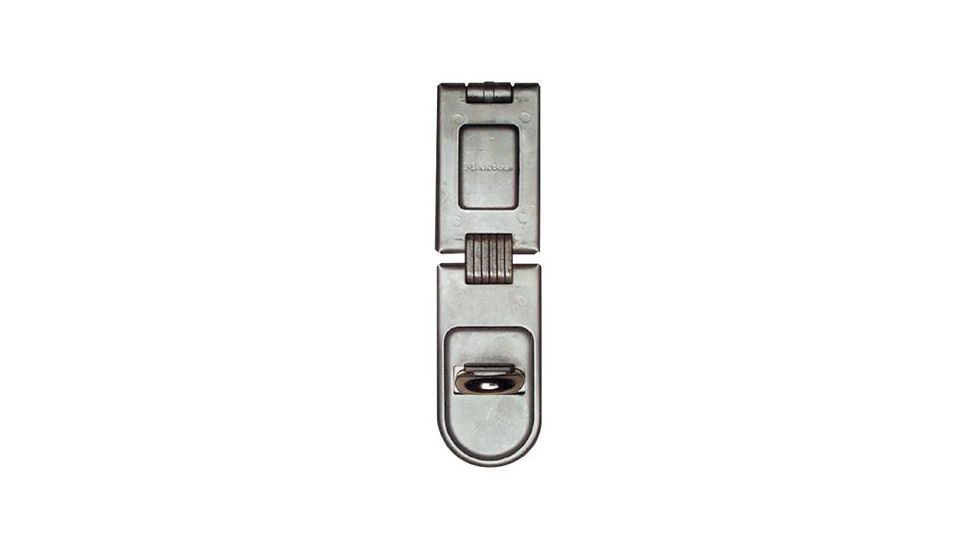 Master Lock 6-1/4in Single-hinge Hasp 470-720DPF, Unit PK