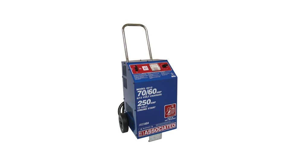 Associated Equipment 6/12 Volt Fast Charger Wheels 075-6012, Unit EA