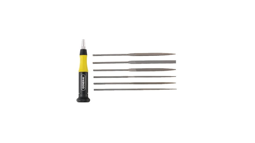 General Tools 6 Pc Swiss Pattern Needle File 318-707476, Unit EA