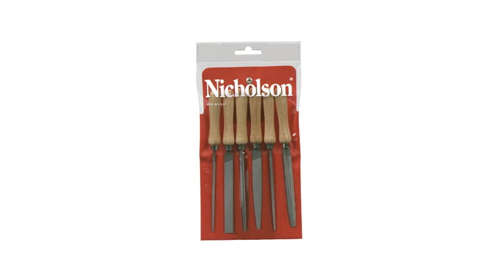 Nicholson 6 Piece 4in Bastard Fileassort 183-22062N, Unit PK