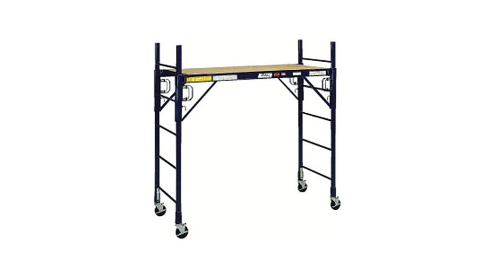 Louisville Ladder 6ftx6ft Rolling Steel Workplat 443-SS0606A, Unit EA