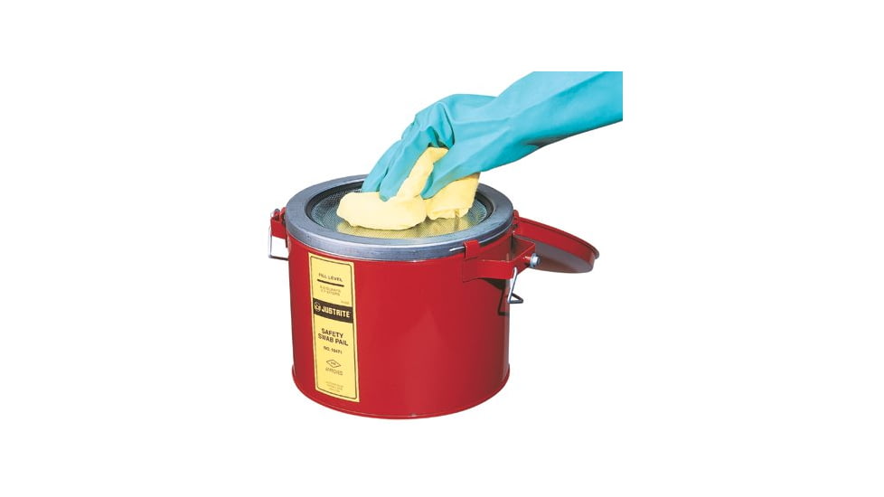 Justrite 6qt Swab Pail 400-10471, Unit EA