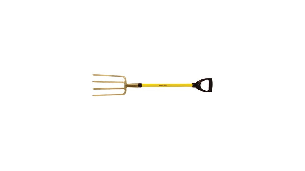 Ampco Safety Tools 7inx11.5 Garden Fork 4 Tine Fb 065-F-5FG, Unit EA