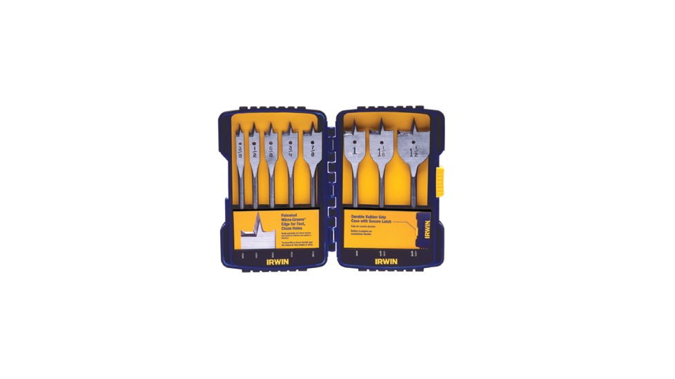 Irwin Speedbor 8 Pc Speedbor Set Counter Merc 585-341008, Unit EA