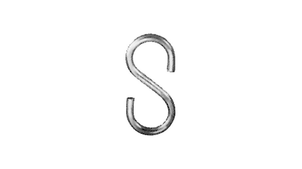 Peerless 66 S-hook 250oc/ctn Zinc 005-7906635, Unit CS