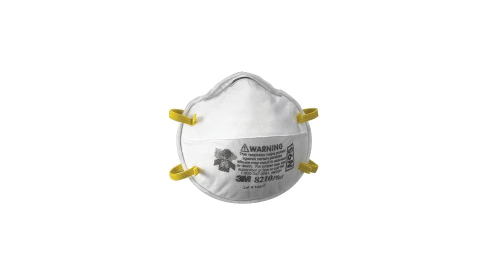 3M N95 Particulate Respirator 142-8210PLUS, Unit PK