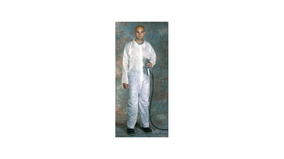Anchor Brand Anchor Sbp Wht Coverall Zip Fr 101-9600-L, Unit EA